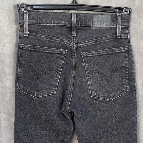 Levi’s Wedgie Skinny Women’s Size 25 High-Rise Buttonfly Crop Jeans - Picture 6 of 12